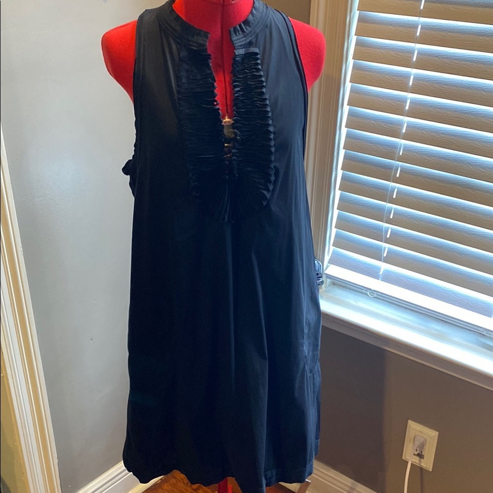 BCBGMaxAzria Black Midi Dress